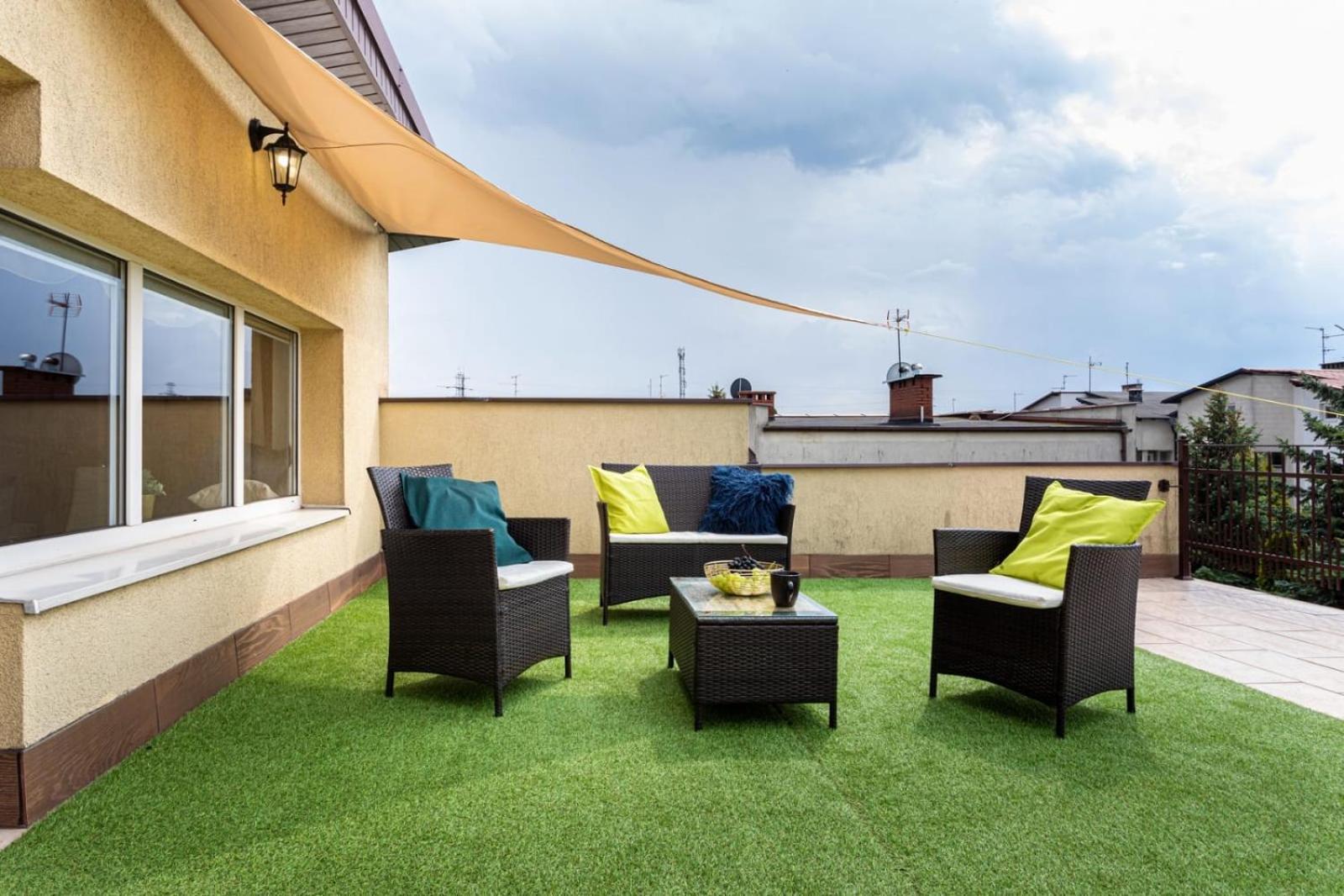 Chambre Triple avec Terrasse